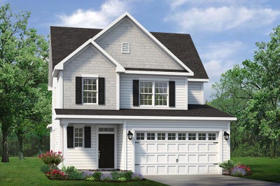 Elevation C. 1,932sf New Home in Clayton, NC