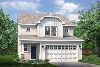 Elevation A. 2,343sf New Home in Clayton, NC