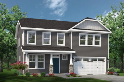Elevation A. 3br New Home in Lillington, NC
