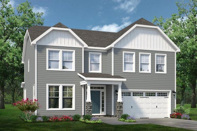 Elevation A. 2,666sf New Home in Lillington, NC