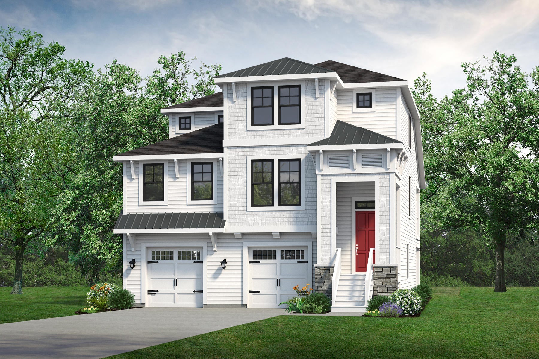 Chesapeake Homes The Charleston - Waterbridge’ s latest model and only three-story home!