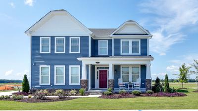 Front Exterior. New Homes in Clayton, NC