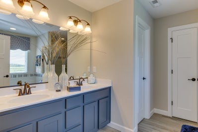 Owner's Bathroom. New Homes in Clayton, NC