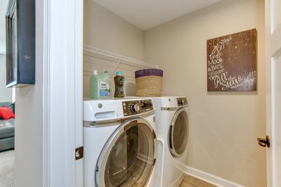 Laundry Room. Highgate New Homes in Clayton, NC