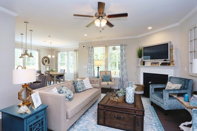 Great Room. Neill's Pointe New Homes in Angier, NC