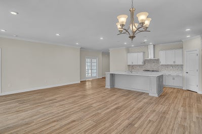 Great Room/ Kitchen. 2,704sf New Home in Little River, SC