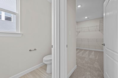Owner's Bathroom and Closet. 2,591sf New Home in Chesapeake, VA