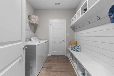 Laundry Room and Drop Zone. Suffolk, VA New Home