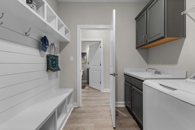 Laundry Room and Drop Zone. The Iris New Home in Suffolk, VA