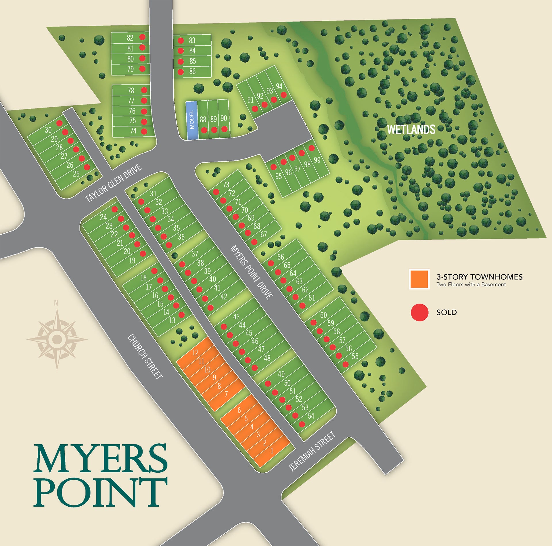 Morrisville, NC Myers Point New Homes from Chesapeake